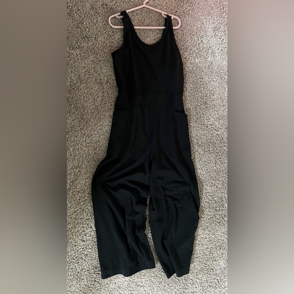 Athleta Kids Black Jumpsuit stash your treasures